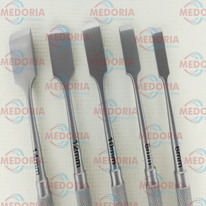 Medoria International Juego de 5 Osteótomos Óseos de 6mm 8mm 10mm 12mm 15mm Instrumentos Quirúrgicos Ortopédicos - Product Image 6