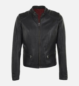 Chaqueta personalizable de cuero PU para mujer, diseño moderno, perfecto para marcas minoristas, OEM, producción a granel - Product Image 1