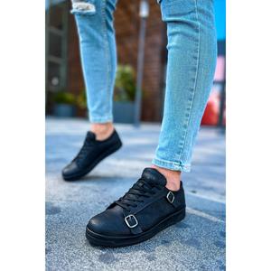 Chaussures pour hommes Ch191 Cst avec boucle latérale, noires - Product Image 5