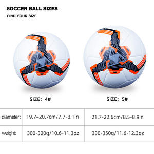 Balón de fútbol de 1 pieza, balón de fútbol suave resistente al desgaste para entrenamiento y competición, tamaño 4,5 - Product Image 5