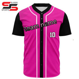 Camisetas de béisbol con diseño de bordado personalizado, uniforme de béisbol de calidad 100% con características transpirables - Product Image 3