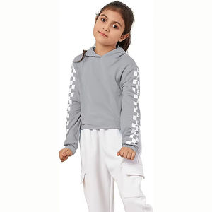 Haut à capuche court pour femme, design unique, vêtements d'extérieur, hiver chaud, sortie d'usine, haute qualité, pièce fraîche, hauts à capuche courts pour femme - Product Image 6