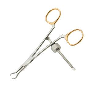 Forceps de réduction osseuse TC de haute qualité avec verrouillage rapide, pointe de 7 mm, 5 1/2 pouces, instrument chirurgical orthopédique manuel en acier inoxydable - Product Image 4