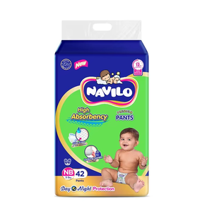 Pañales Navilo Plain para Bebés Recién Nacidos, Suaves, Delicados, Cómodos, de Alta Absorbencia, Cuidado Diario Confiable para el Bebé - Product Image 2