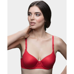 Soutien-gorge bralette rembourré à armatures 210 pour femme, fin, sans armatures, maintien, fermeture avant à crochets, respirant, en dentelle, avec nœud, multicolore - Product Image 3