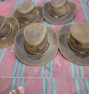 Gran oferta, sombrero de cuero de vaquero Unisex, deportes, tamaño personalizado, secado rápido, transpirable, alta calidad, colores personalizados y logotipo, venta al por mayor - Product Image 5