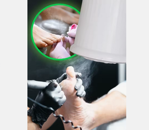 Expédition prête 2028 Équipement de salon de beauté Aspirateur à poussière puissant pour manucure Aspirateur de pédicure sur tête - Product Image 1