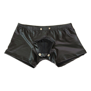 Shorts en cuir pour hommes de qualité supérieure, prix de gros personnalisé, shorts en cuir confortables et respirants pour hommes - Product Image 6