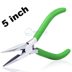 Alicates de Punta larga de 5 pulgadas de primera calidad, cadena de corte, herramientas de acero inoxidable, fabricación de joyas, envoltura de alambre, venta al por mayor, OEM INTENSO QUIRÚRGICO - Product Image 1