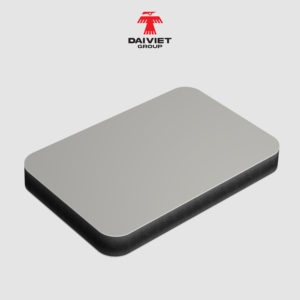 Panneau en PVC de charbon de bambou 17 mm Gris clair Densité légère 0,65 g/cm3 Taille 1220x2440 mm Fabriqué au Vietnam - Product Image 1