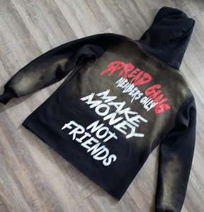 Meilleurs sweats à capuche pour hommes avec impression sur écran, logo personnalisé, coton mélangé, respirant, polaire doux, motif d'impression unique, sweat à capuche pour la saison hivernale - Product Image 5
