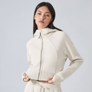 Custom Print Logo <b>Women</b> Zip up Hoodie <b>Top</b> Grade French Terry Hoodie Oversized Loose Fit Gym Sports Streetwear <b>Women</b> Clothing - Product Image 6