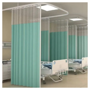 Voie en aluminium enduite de poudre pour les rideaux d'intimité d'hôpital - Product Image 2