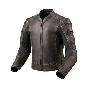 Ropa deportiva personalizada de alta calidad para hombre, chaquetas de cuero para moto de invierno, transpirables, impermeables, a prueba de viento, al por mayor - Product Image 1