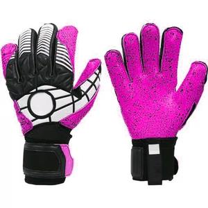 Gants de gardien de but professionnel de haute qualité fabricant pas cher Contact Latex Protection des doigts gants de Football gardien de but - Product Image 5