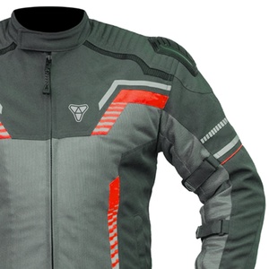 Chaqueta de Motocicleta Corta Impermeable para Hombre, con Tiras Reflectantes, Protección Blindada, Resistente al Viento, para Verano e Invierno - Product Image 4