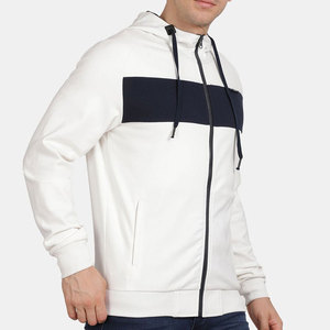 Sudadera con Capucha para Hombre, Estilo Básico, Diseño Personalizado de Alta Calidad, Invierno, Mezcla de Algodón y Felpa, Impresión Digital, Bordado, Color Único - Product Image 2