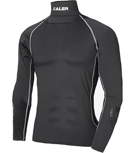 Maillot intérieur de hockey sur glace en maille respirante personnalisé, protection du cou en Kevlar résistant aux coupures, compression pour joueurs professionnels - Product Image 3
