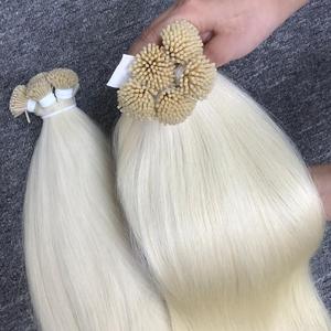 เคราตินผมต่อแบบมีผมตรงปลายแหลมผมบลอนด์ผมมนุษย์ใช้อเนกประสงค์ฟอกสีผม - Product Image 2