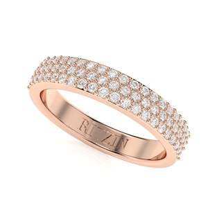 แหวนหมั้นเพชรทรงลูกแพร์ 2.00 กะรัต เพาะเลี้ยงในห้องปฏิบัติการ ตัวเรือนเงินแท้ สำหรับผู้หญิง สไตล์น่ารัก รุ่น RITZIN RIH602 - Product Image 6