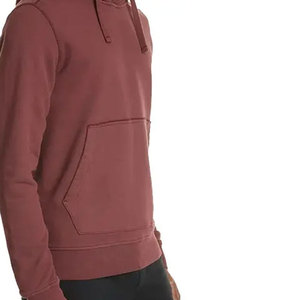 Pull à capuche pour hommes à manches longues 100% coton polaire tissu confortable Style décontracté OEM ODM Logo personnalisé approvisionnement - Product Image 6