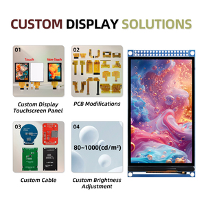 3.97 inch TFT LCD module 480x800 Độ phân giải st7701 điều khiển đầy đủ màu sắc 3-Wire SPI + rgb888 giao diện 34/36-Pin kết nối - Product Image 5