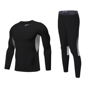 Quick Dry <b>Compression</b> Gym <b>Tights</b> <b>For</b> <b>Men</b> Fitness Clothing Workout Training Set <b>Compression</b> Shirts Athletic Sportswear - Product Image 3