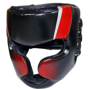 Protège-tête de boxe en PVC avec fermeture auto-agrippante, antidérapant, écologique, respirant, confortable, personnalisable, pour l'entraînement et la protection - Product Image 2