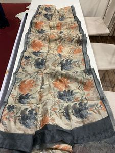 Sari de diseñador elegante indio con estampado floral digital por todas partes Sari Casual Wear Sari con tela suave para fiesta - Product Image 6