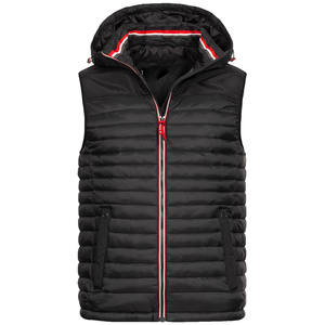 OEM cuero transpirable Puffer hombres Chaleco de alta calidad High Street Regular chaleco al por mayor ligero Venta caliente chaleco - Product Image 5