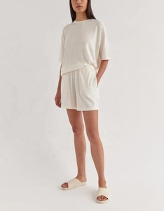 Gran oferta 2024, ropa de verano para mujer, Camiseta cómoda de gran tamaño y conjuntos cortos de dos piezas para trajes de mujer - Product Image 3