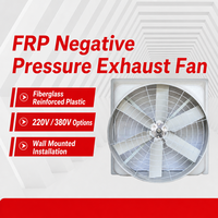 Ventilateur d'extraction à pression négative en fibre de verre YK-550 à YK-1460, ventilateur mural pour serre