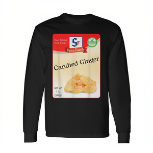 Camiseta de Manga Larga con Diseño de Jengibre Confitado para Disfraces de Grupos Temáticos Navideños, Camiseta Promocional - Product Image 2
