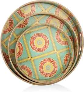 Plateau en résine mdf avec base lisse pour faciliter le transport des aliments Modèle de mariage et de fête - Product Image 2