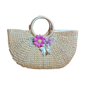 Sacs à main en jacinthe d'eau naturelle faits à la main pour femmes, sacs à main mode écologique du Vietnam - Product Image 1