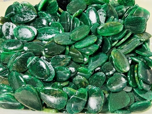 100% naturel vert Aventurine Cabochon forme mixte Quartz pierre précieuse en vrac pour la fabrication de bijoux ovale cristal bijoux - Product Image 3