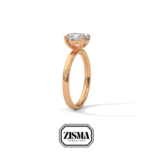 Anillo de diamantes de laboratorio ovalado de Estilo Vintage DEF VVS IGI GIA Certificado en 14K 18K 10K oro o plata 925 proveedor de joyería personalizada ética - Product Image 5