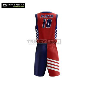 ชุดบาสเก็ตบอลผ้าโพลีเอสเตอร์สำหรับผู้ชายเสื้อทีมกีฬาระบายอากาศน้ำหนักเบามีโลโก้ออกแบบได้ตามต้องการ - Product Image 2