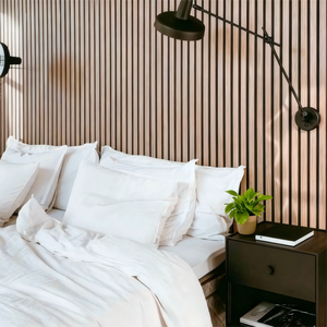 Paneles Acústicos Modernos de MDF de Alta Densidad con Chapa de Madera Natural, Diseño 3D Acanalado <span class=keywords><strong>para</strong></span> <span class=keywords><strong>Paredes</strong></span> de Apartamentos, Salas de Estar y Dormitorios - Product Image 4