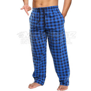 Pantalón profesional de franela de algodón para hombre personalizado estilo informal tela de lona diseño de logotipo recto precio bajo servicio OEM venta - Product Image 4