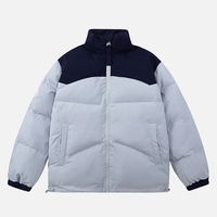 Doudoune matelassée 25-26 The North Summer Parka Slim Respirante Coupe-vent Rembourrée en Coton Logo Personnalisé UNISEXE