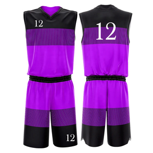 Vêtements de sport respirants à séchage rapide pour hommes, uniforme de basket-ball personnalisé sublimé, impression du maillot sans manches du numéro d'équipe de COSH - Product Image 1