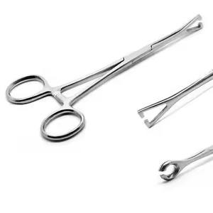 Pinzas de Acero Inoxidable de Alta Calidad para Perforaciones Corporales, Rectas, de Tamaño Personalizado, Instrumentos Quirúrgicos - Product Image 1