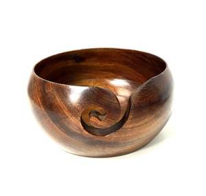 ชามไหมพรมไม้สำหรับถักโครเชต์ขนาดใหญ่7 "x 4" นิ้วทำด้วยมือสินค้าขายดีสไตล์ญี่ปุ่น - Product Image 4