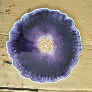 Sous-verres et tapis ronds tendance en résine résistants à la chaleur pour la protection de la vaisselle et le service des tasses à thé - Product Image 2