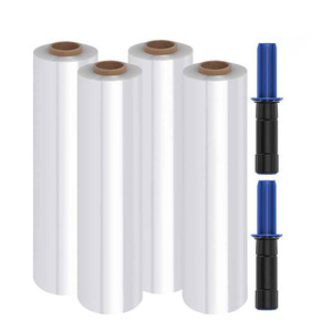50CM di resistenza della maniglia trasparente in movimento rotolo di plastica pesante Pallet imballaggio ldpe rotolo pellicola estensibile - Product Image 1