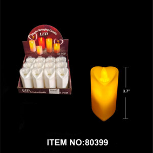 Bianco medio 5*9 per l'amore LED e candela senza fiamma 4800CS 40DZ/CS - Product Image 1