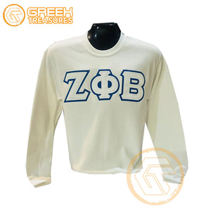 เสื้อสเวตเตอร์คอกลมของผู้หญิงผ้าคอตตอนใส่พอดีตัวทรงปกติผ้า Zeta phi Beta ปักลายได้ตามต้องการ - Product Image 5