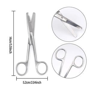 Ciseaux à points de suture, ciseaux à sutures, coupe-fil chirurgical, ciseaux de coupe médicale, ciseaux à encoches en forme de croissant, 14/16 cm - Product Image 1