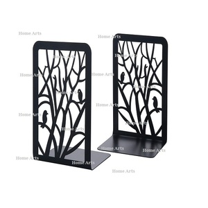 Juego de 2 sujetalibros de color plateado de acero inoxidable, sujetalibros de tamaño personalizado de Calidad exclusiva para accesorios de decoración del hogar - Product Image 2